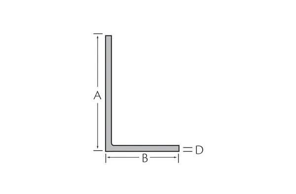 Hoekprofiel 50x30x2,5 mm