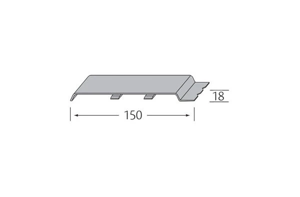 VinyPlus rondkant stootvoegverbinding