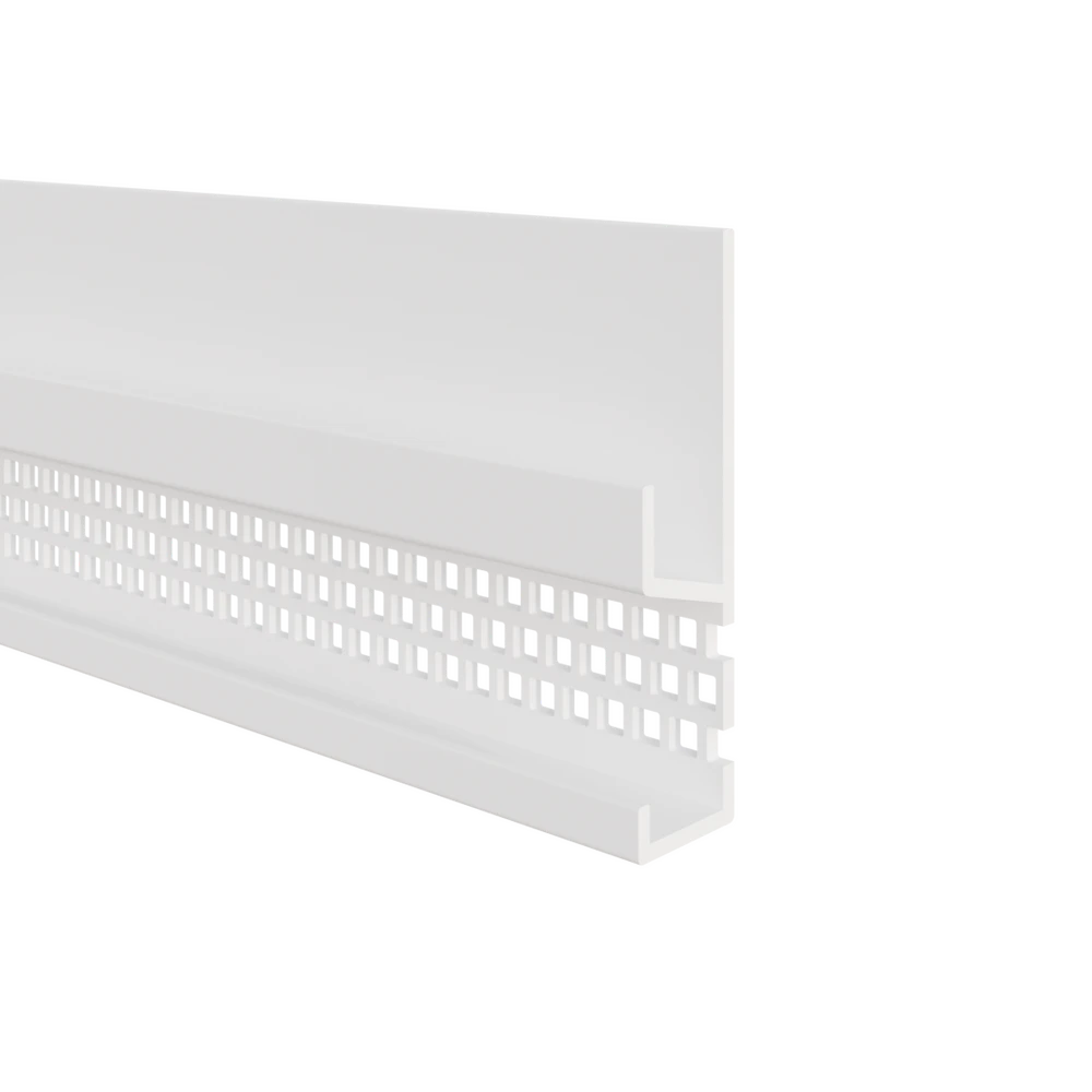 Ventilatie afsluitprofiel 65x17 mm